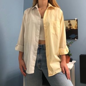 *SOLD* DUO TONE COLLARED SHIRT